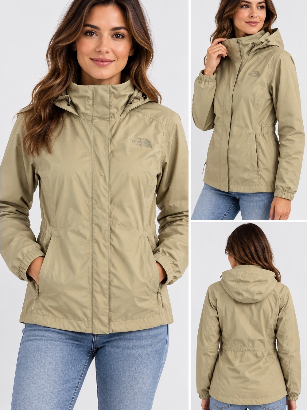 The North Face Women's Hooded Shell Jacket - Sage Green